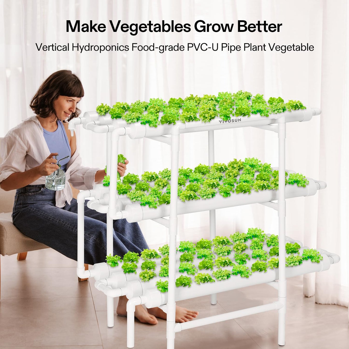 VIVOSUN Sistema de Cultivo Hidropónico de Jardinería