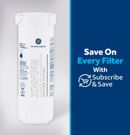 GE XWFE Filtro de Agua para Refrigerador (Paquete de 1)