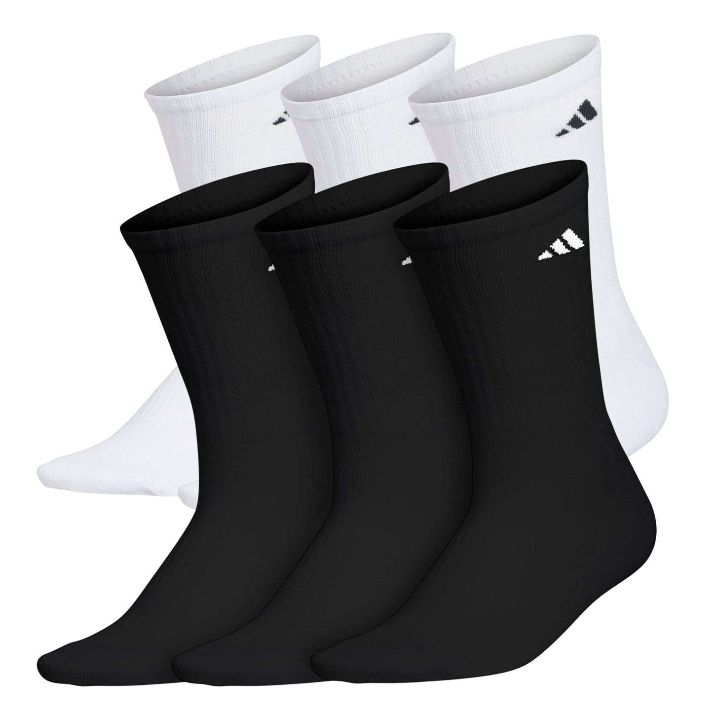 adidas Calcetines Deportivos Acolchados para Mujer (Paquete de 6 Pares)
