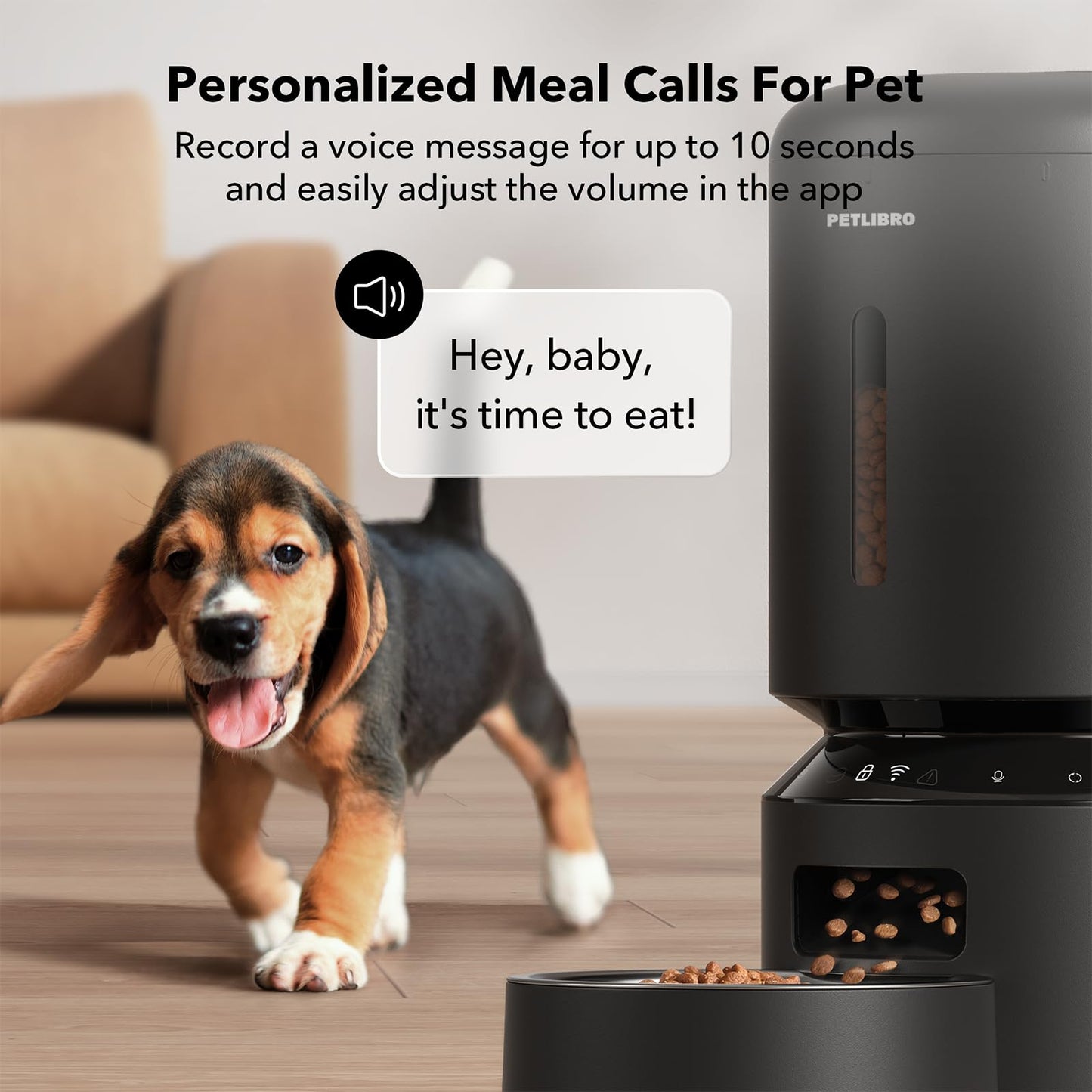 PETLIBRO Comedero Automático para Mascotas (5L / Negro Granary)