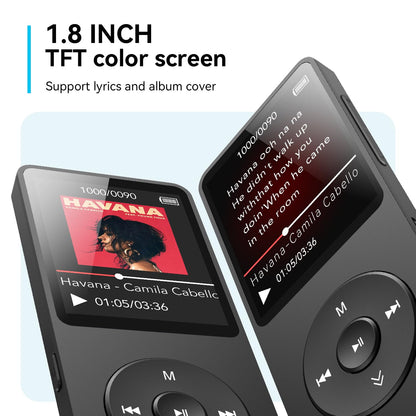 Reproductor MP3 AGPTEK A02 (32GB, Negro)