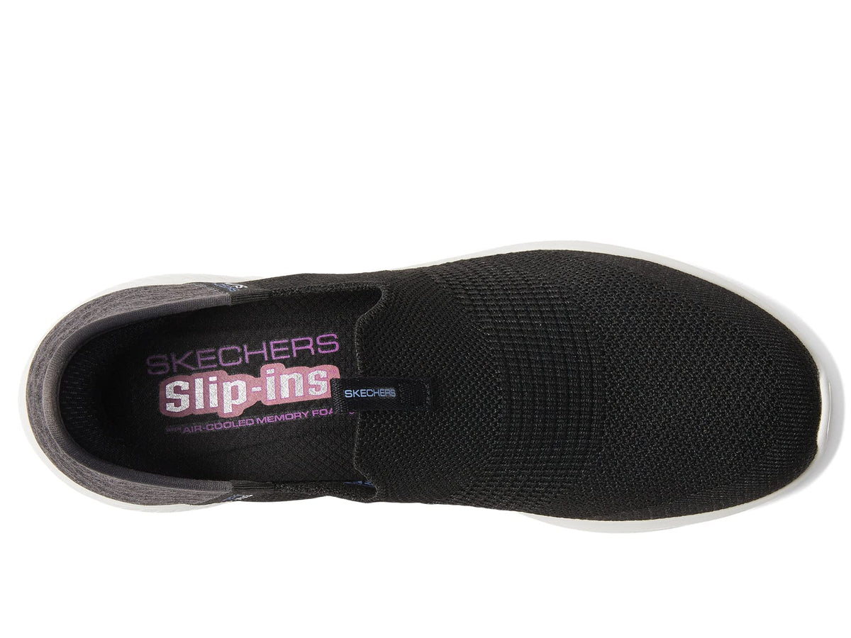 Skechers womens Hands Free Slip Ins Ultra Flex 3.0 Smooth Step Sneaker, Black