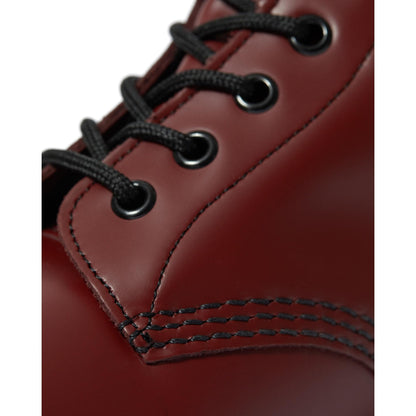 Dr. Martens Unisex 1460 Smooth Leather 8 Eye Boot, Cherry Red