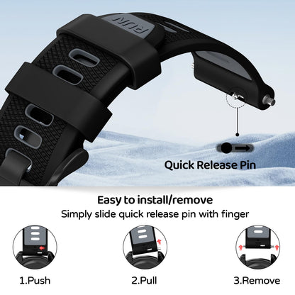 U-LIMVE Correa de Repuesto para Reloj Inteligente (22mm / Silicona)