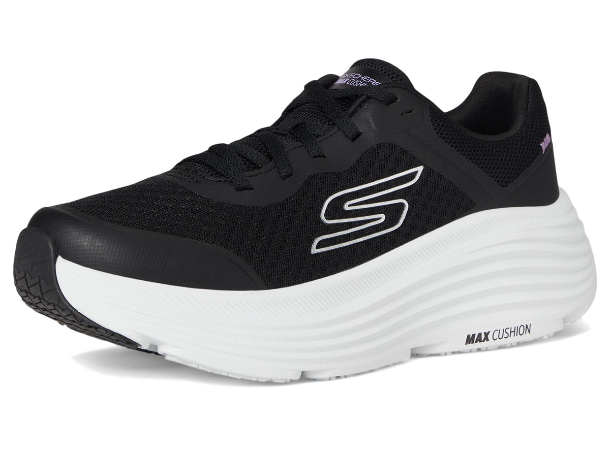 Skechers Women's Max Cushioning Endeavour Canova Sneaker, Black/White