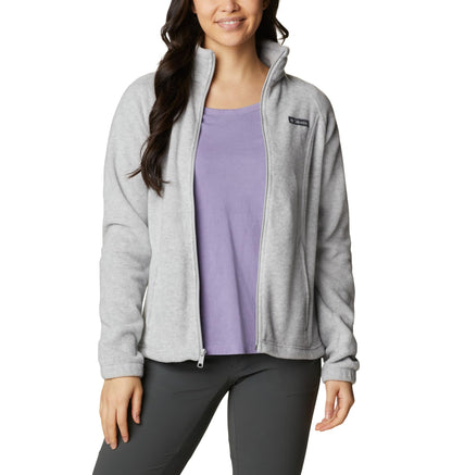 Columbia Chaqueta de Forro Polar Benton Springs para Mujer (Gris Cirrus Heather / Talla M)