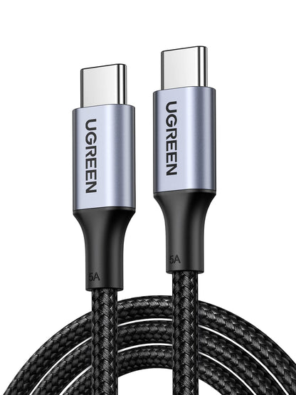 UGREEN Cable USB C a USB C de 100W (Negro)