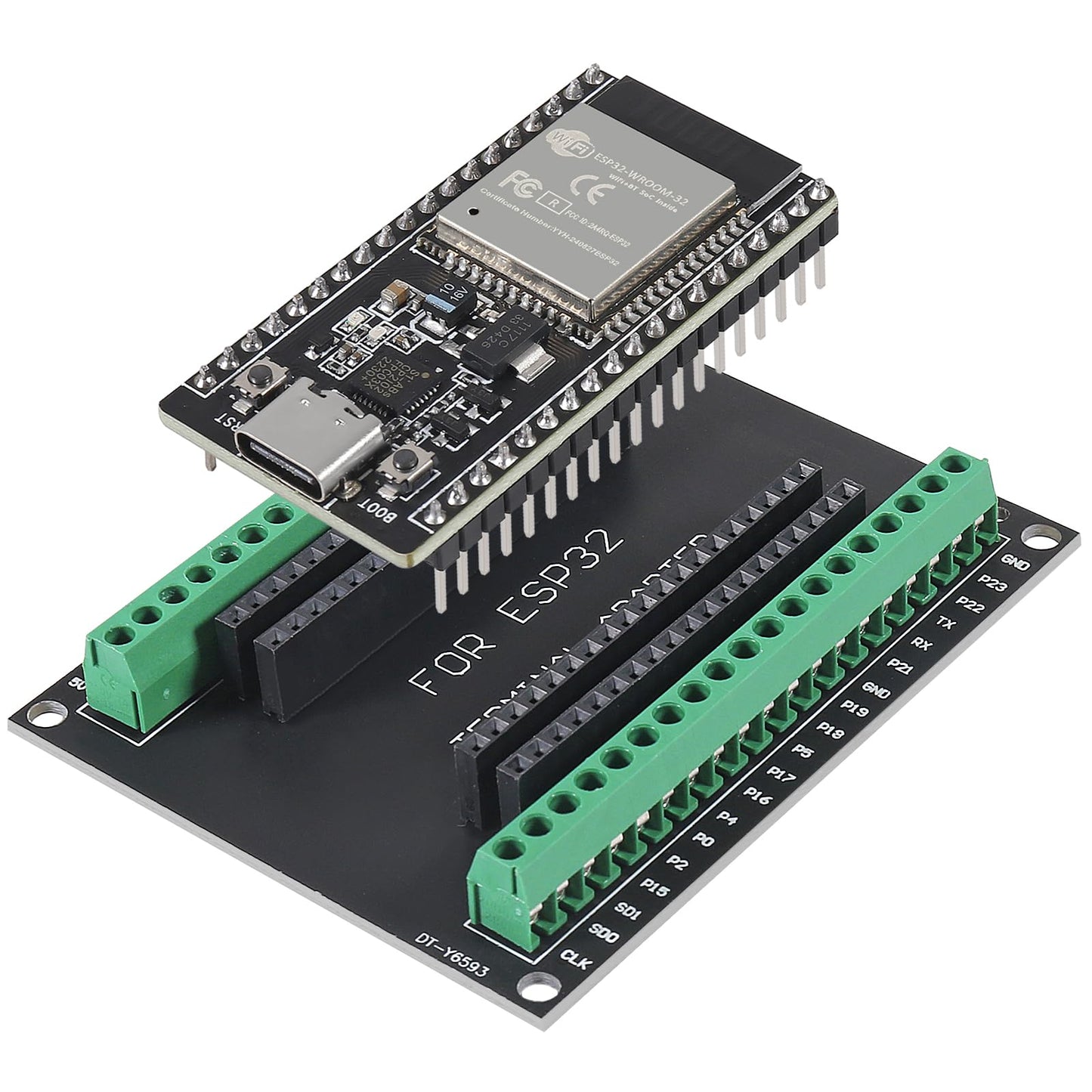 AITRIP Kit de Placa de Desarrollo ESP32 de 38 Pines (Paquete de 3 Sets)