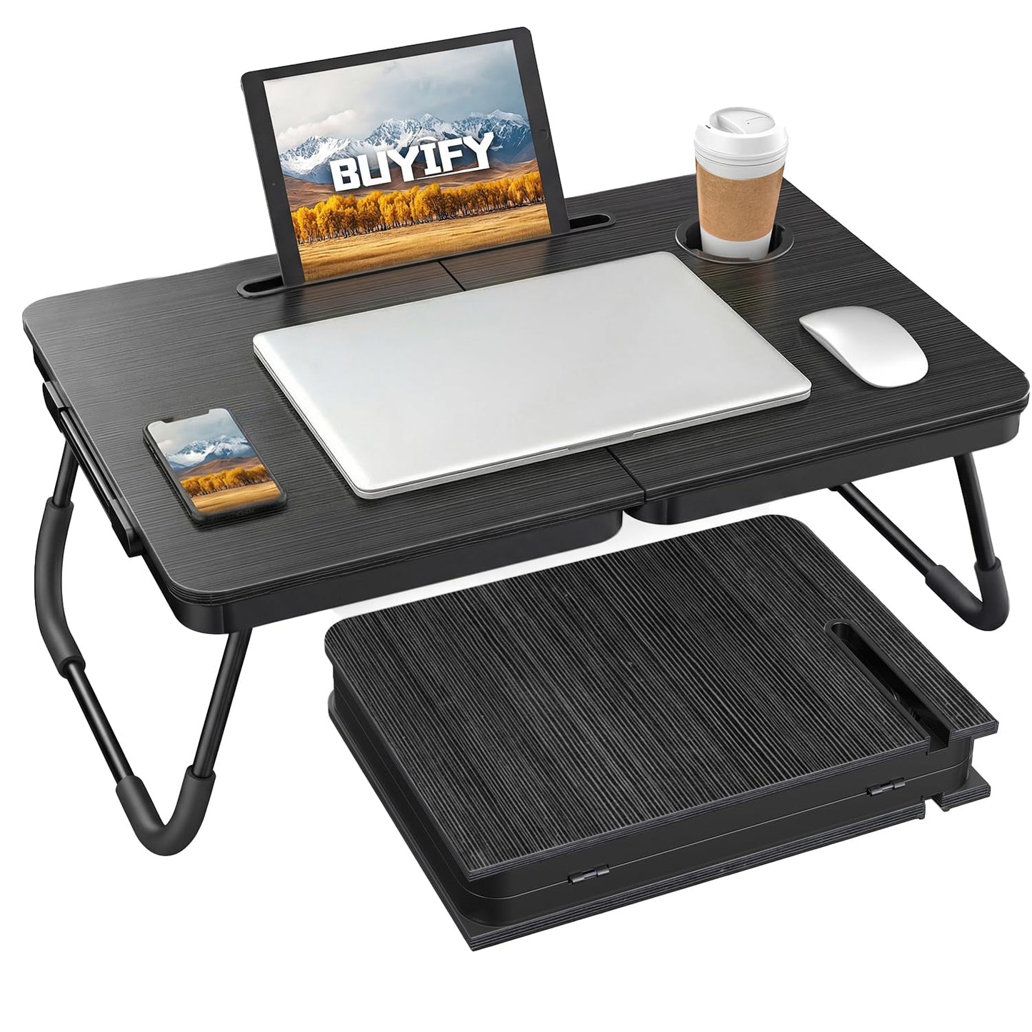 BUYIFY Escritorio de Cama Plegable para Laptop (NEW-006-USA)