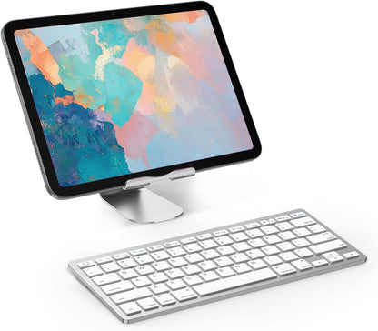 OMOTON Teclado Bluetooth Ultra Delgado (White)