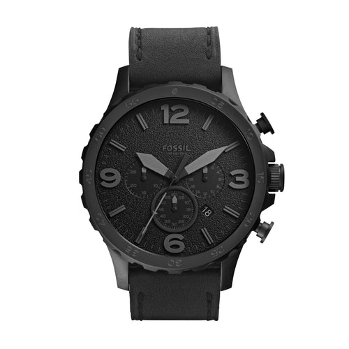 Fossil Reloj de Cuarzo Nate para Hombre (Negro)