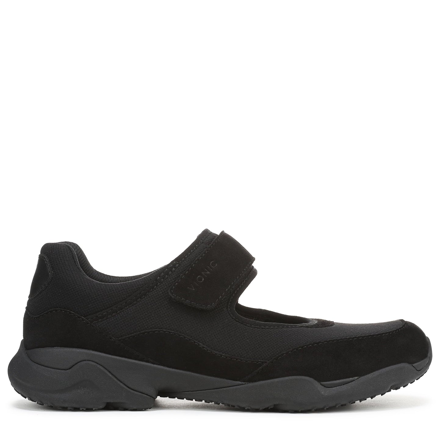 Vionic Womens Walk Slim Giselle Sneaker Black