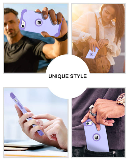 BENTOBEN Funda para iPhone SE 2022/2020 (Morado Claro/Lavanda)