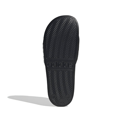 adidas Sandalias Adilette Shower para Adulto (Talla 8 / Negro y Blanco)