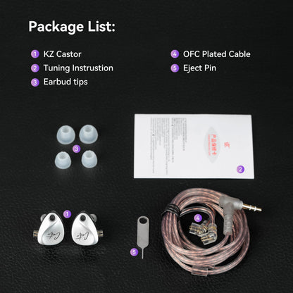 KZ Castor In-Ear Monitors (HiFi Harmen)