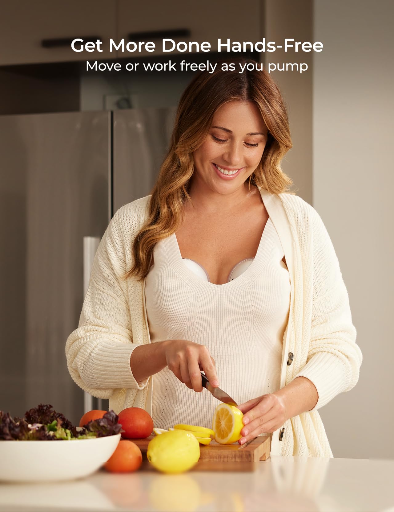 Momcozy M5 Extractor de Leche Portátil (Paquete de 2 / Rojo Acogedor)