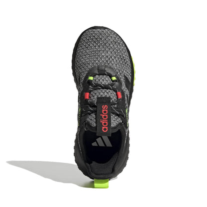 Adidas Unisex-Kids Kaptir 4.0, Black/Black/Lucid Lemon