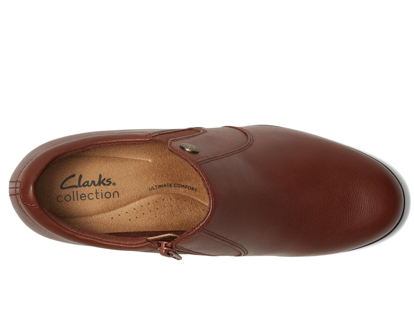 Clarks Collection Women's Emily2 Reyna, Tan Leather