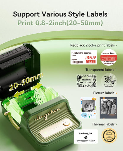 NIIMBOT Fabricante de Etiquetas B21 Pro (300DPI / Verde Pino)