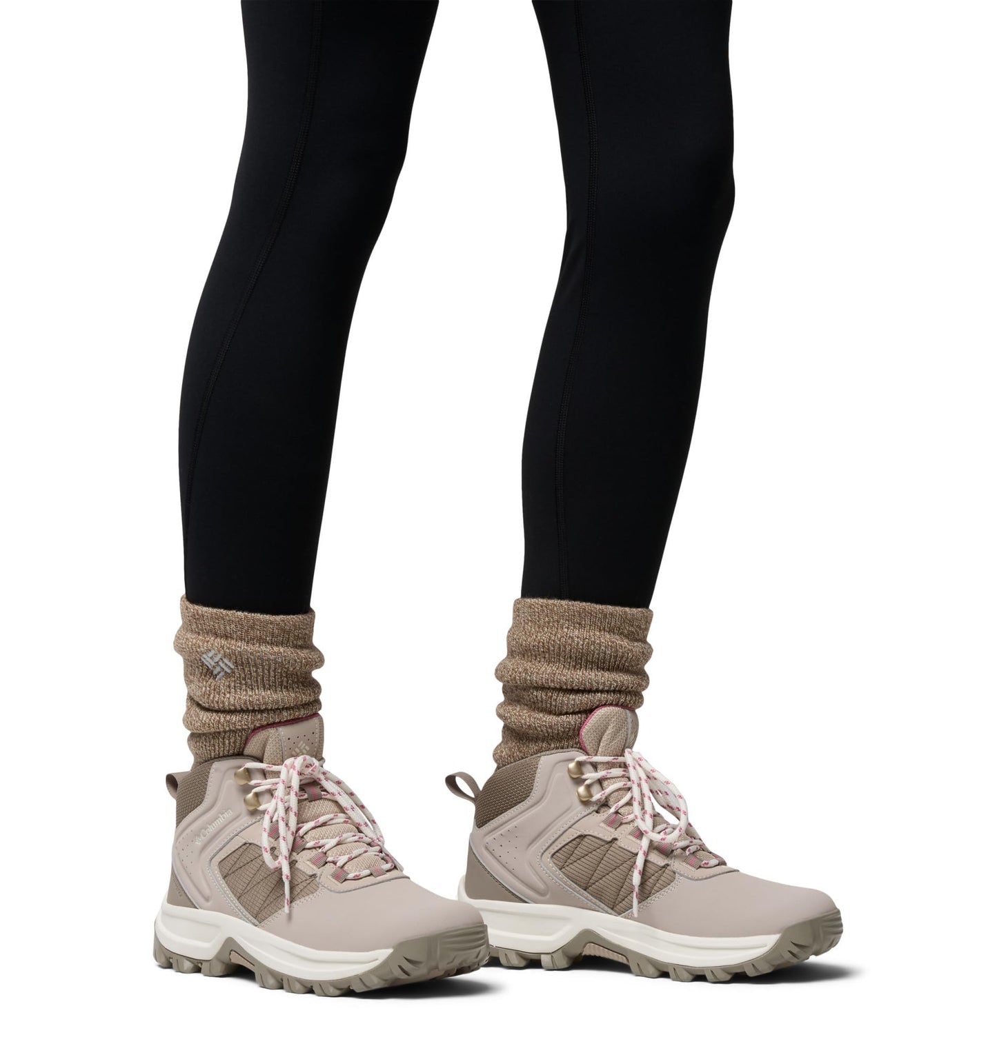 Columbia Women's Transverse Waterproof Hiking Boot, Soft Taupe/Rosette