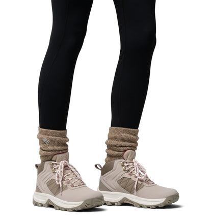 Columbia Women's Transverse Waterproof Hiking Boot, Soft Taupe/Rosette