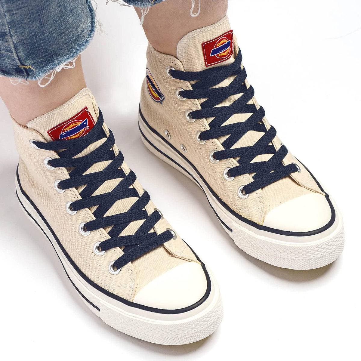 Stepace [2 Pairs Flat Shoe Laces for Sneakers 5/16" Width 30"-72" Length 26 Color Shoelaces Navy Blue 54"(137 cm)
