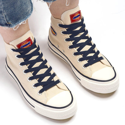 Stepace [2 Pairs Flat Shoe Laces for Sneakers 5/16" Width 30"-72" Length 26 Color Shoelaces Navy Blue 54"(137 cm)