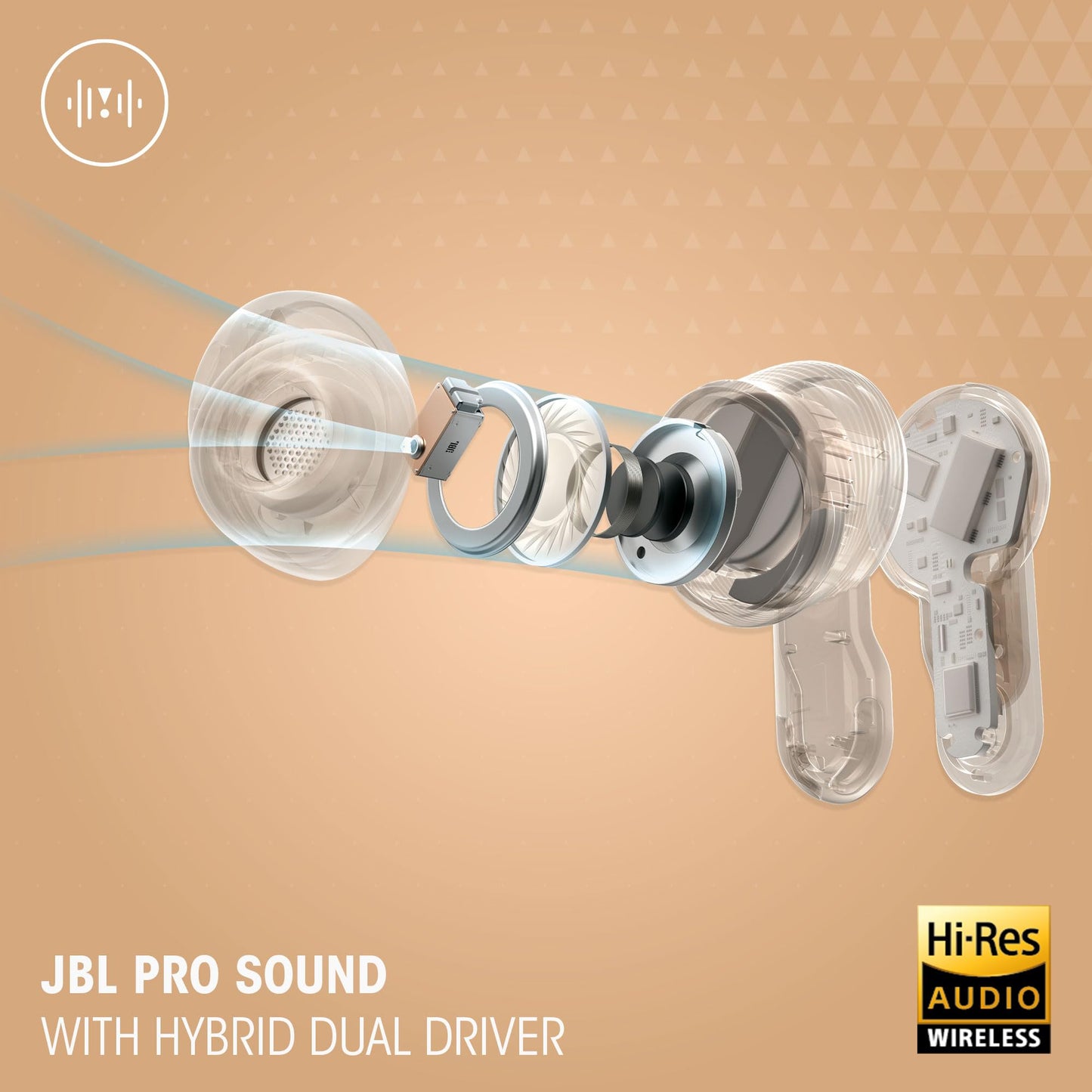 JBL Auriculares Inalámbricos Tour Pro 3 (Negro)