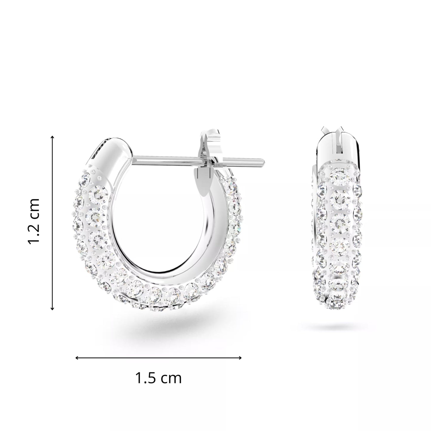 Swarovski Pendientes de Aro Mini Dextera para Mujer