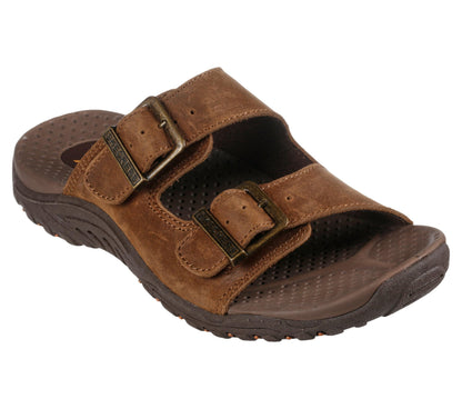 Skechers Women's Reggae Jammin Dress Sandal, desert crazyhorse