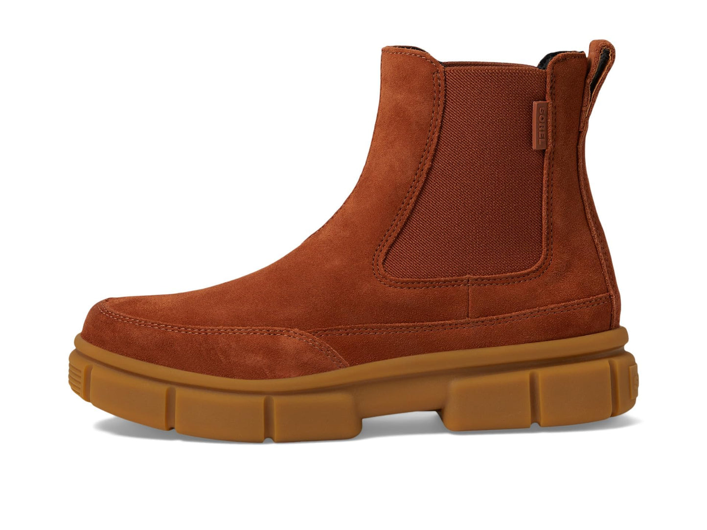 SOREL Women's Explorer STRT Chelsea Boot - Sanguine, Gum 2