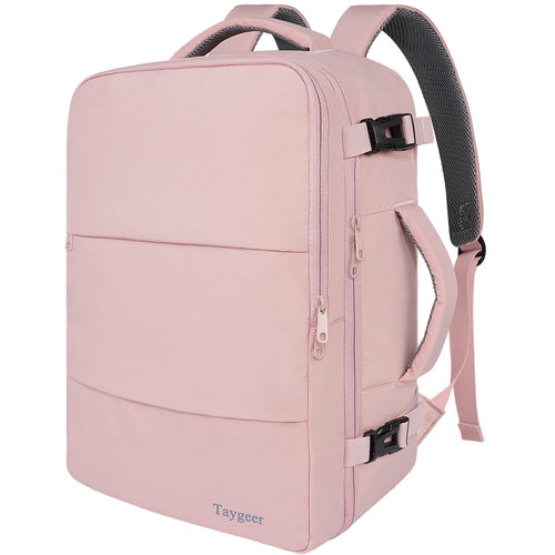 Taygeer Mochila de Viaje para Mujer (Pink / 15.6")