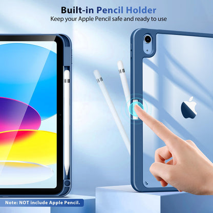 TiMOVO Funda para iPad con Soporte para Lápiz (Azul Abismo)