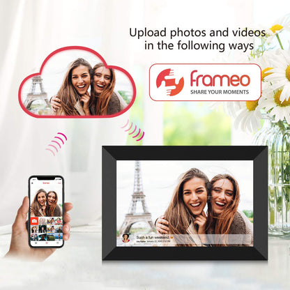 FRAMEO Marco de Fotos Digital Inteligente WiFi de 10.1 Pulgadas (32GB)