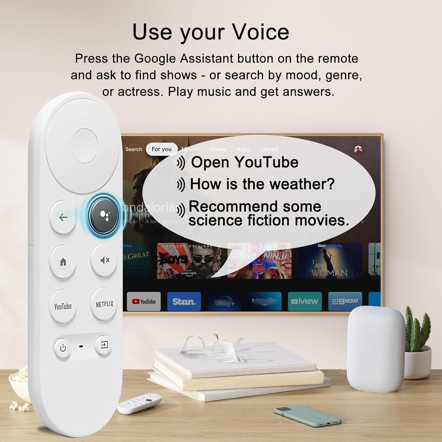 Control Remoto de Repuesto para Google Chromecast (G9N9N)
