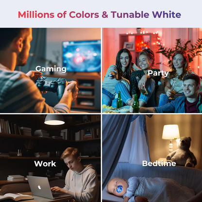 THIRDREALITY Foco Inteligente de Color Zigbee ZL1 (Paquete de 4 / 800 Lúmenes)