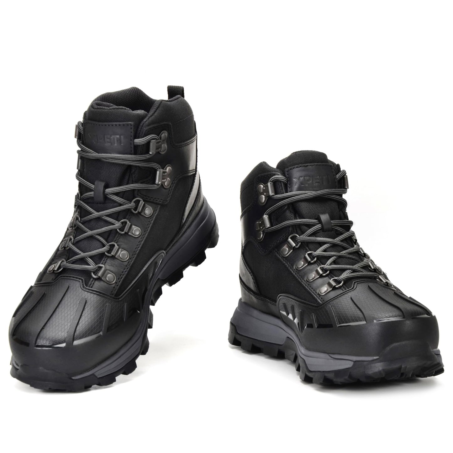XPETI Men’s Legacy shell-toe hiking boots waterproof 11.5 BLACK
