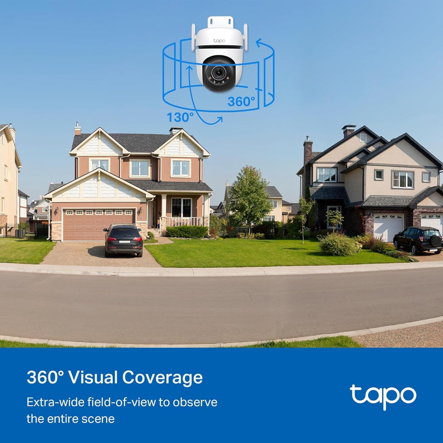 TP-Link Tapo Cámara de Seguridad WiFi para Exteriores 2K QHD (Tapo C520WS)