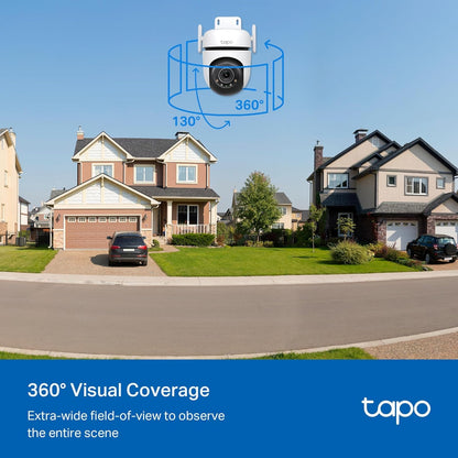 TP-Link Tapo Cámara de Seguridad WiFi para Exteriores 2K QHD (Tapo C520WS)