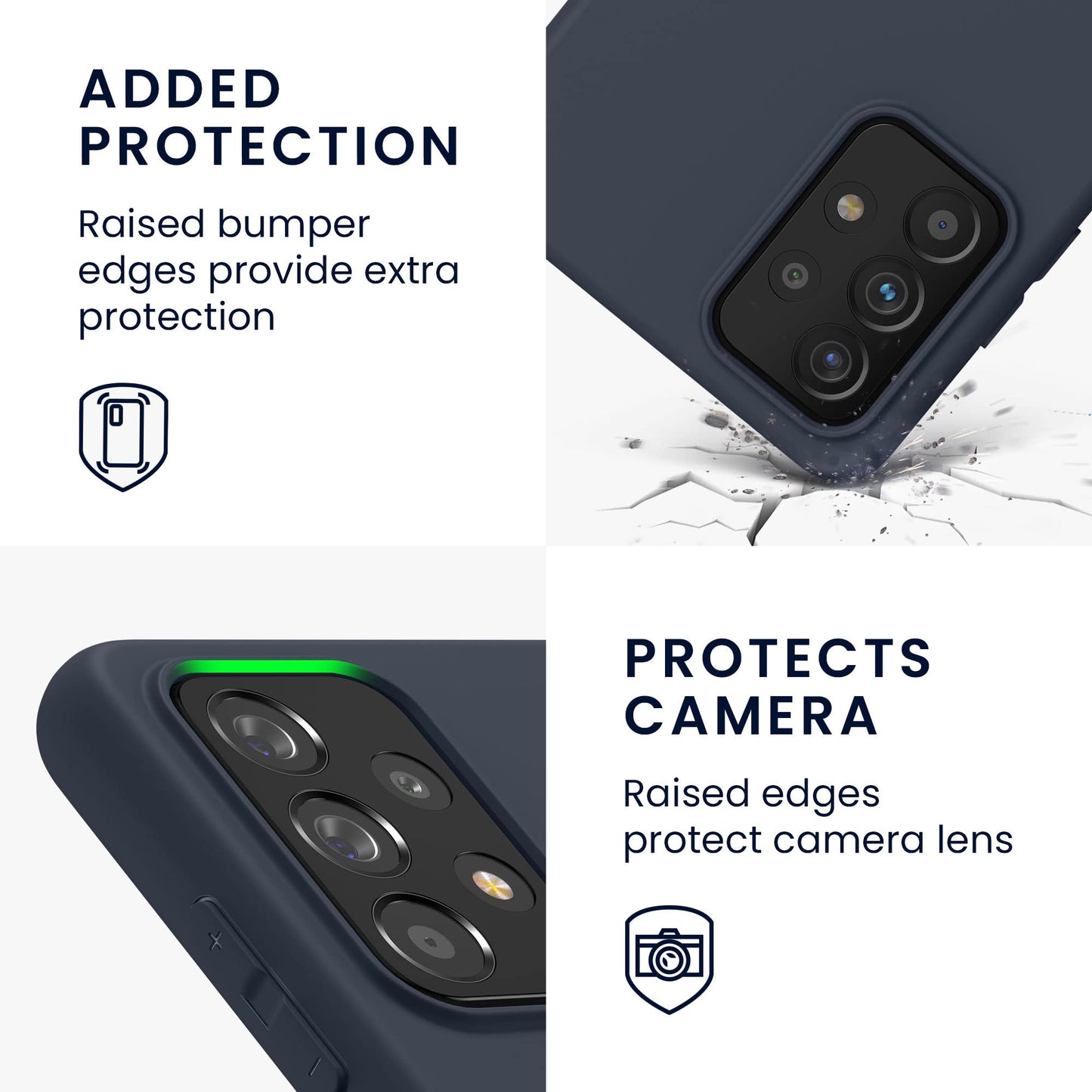 kwmobile Funda Compatible con Samsung Galaxy A52 / A52 5G / A52s 5G (Arándano)