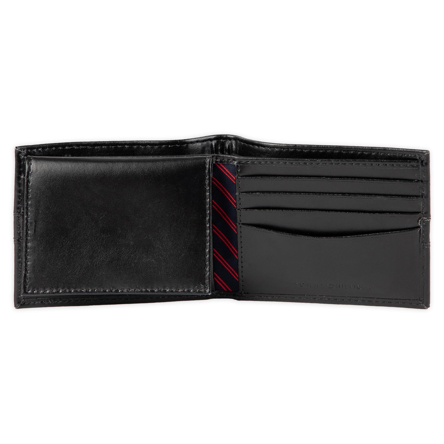 Tommy Hilfiger Billetera de Cuero para Hombre (Negro / Talla Única)