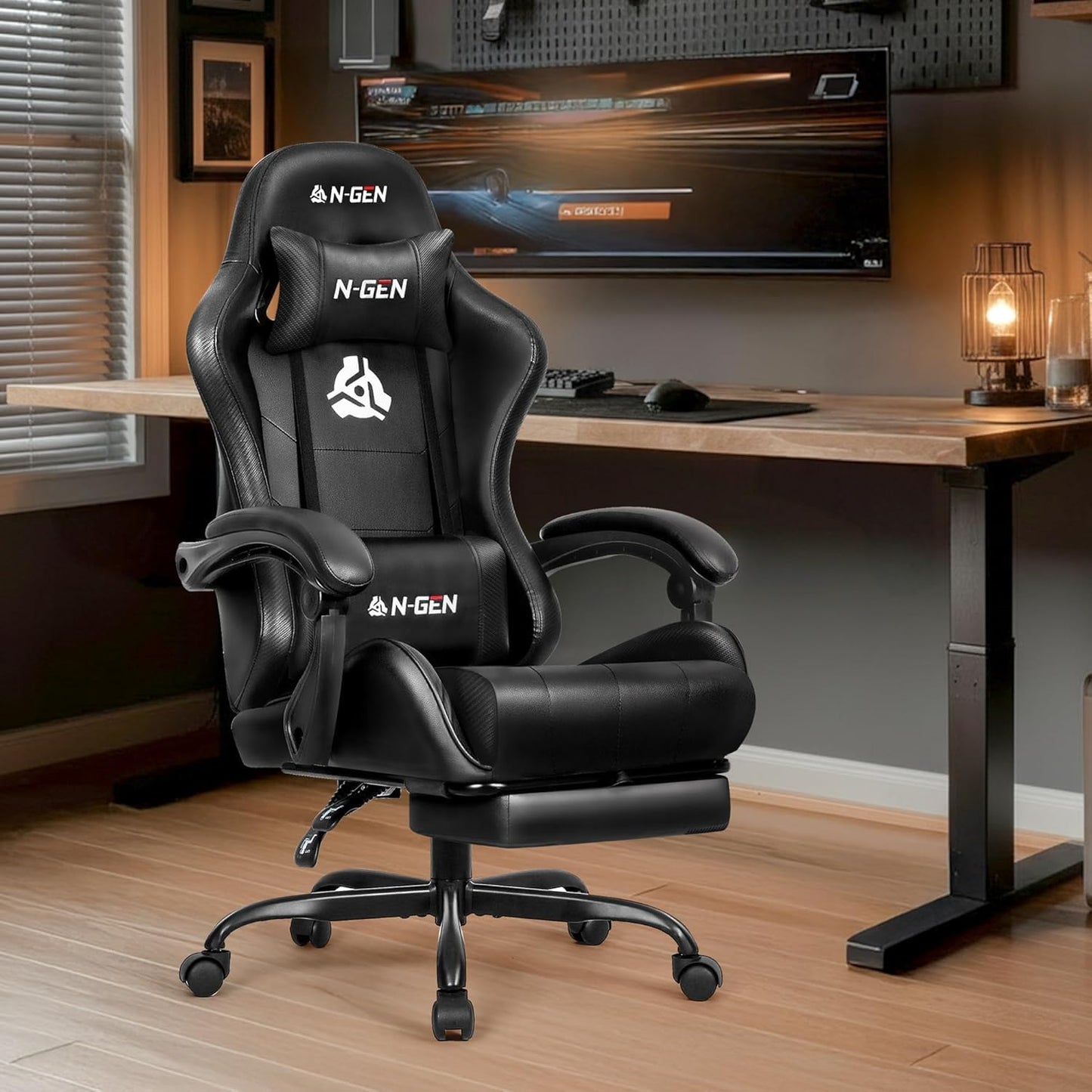 N-GEN GAMING Silla de Videojuegos (Carbon Black)