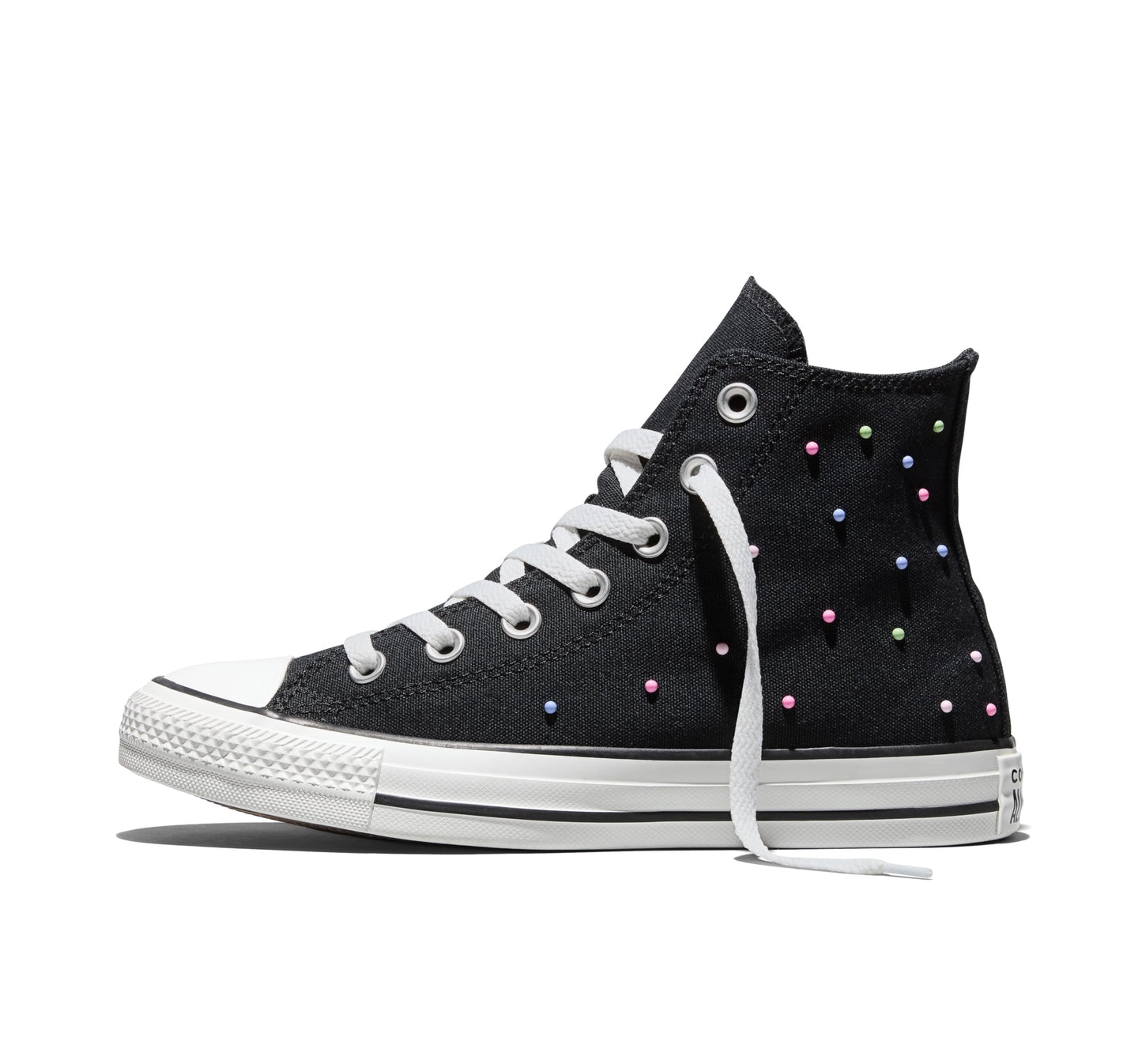 Converse, Unisex, Chuck Taylor All Star High-Top Mini Studs, Black/Pink/Very Peri
