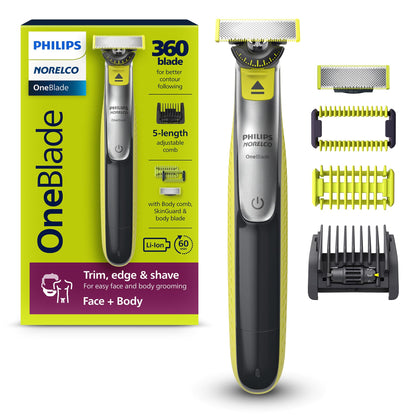 Philips Norelco Recortadora para Rostro + Cuerpo (QP2834/70)