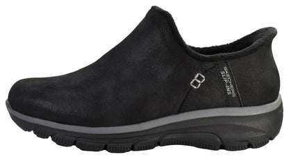 Skechers Women's Easy Going-Modern Hour Slip-In Ankle Boot, Black