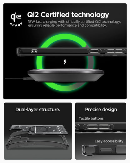 Spigen Funda Ultra Hybrid MagFit para Galaxy S25 Ultra (Zero One)