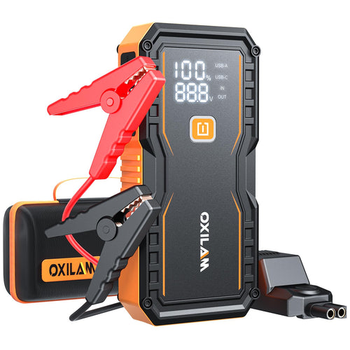 OXILAM Arrancador de Batería de Coche 6000A