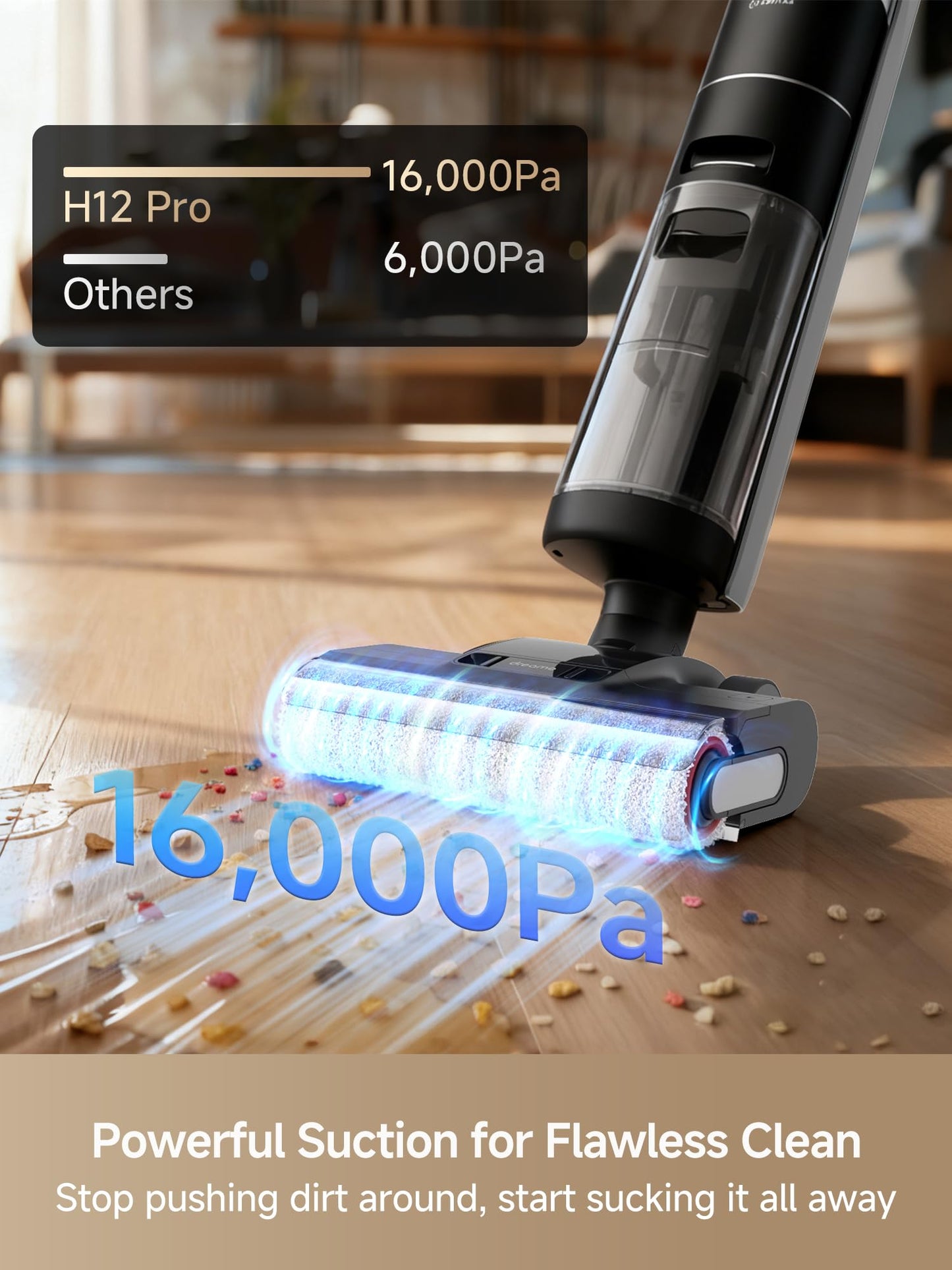 DREAME H12 PRO Aspiradora y Mopa Seco/Húmedo