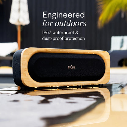 House of Marley Get Together Go Altavoz Portátil (Negro Característico / Bluetooth 6.0)