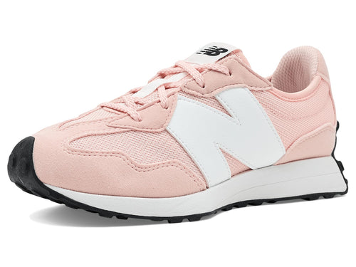 New Balance Unisex 327 (Big Kid) Pink Haze/White